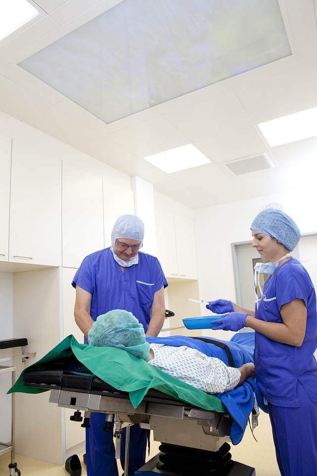 Surgeon hospital ward