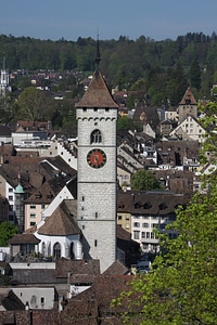 Schaffhausen overview city