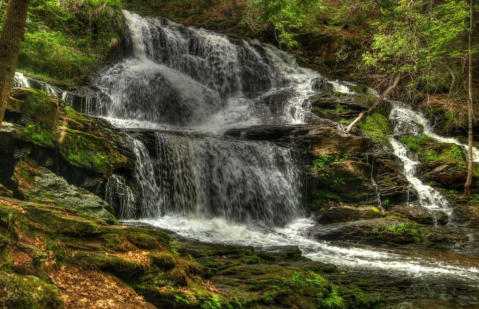 Garwin Falls scenery, New Hampshire