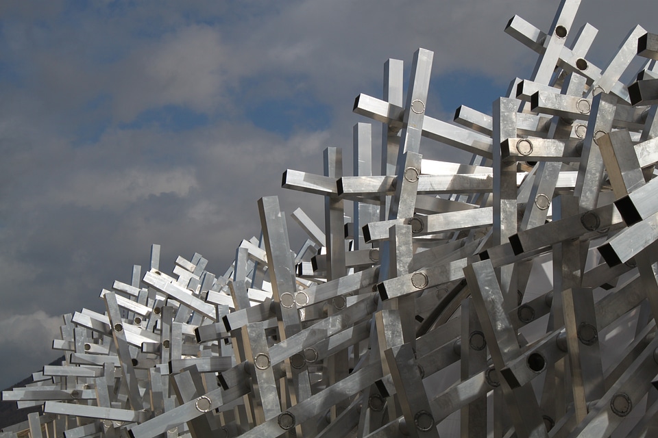 Metal sheet metal art bank