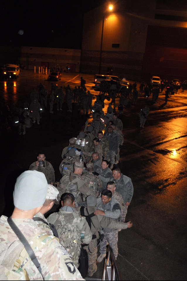 Infantry regiment in Gulfport, Mississippi