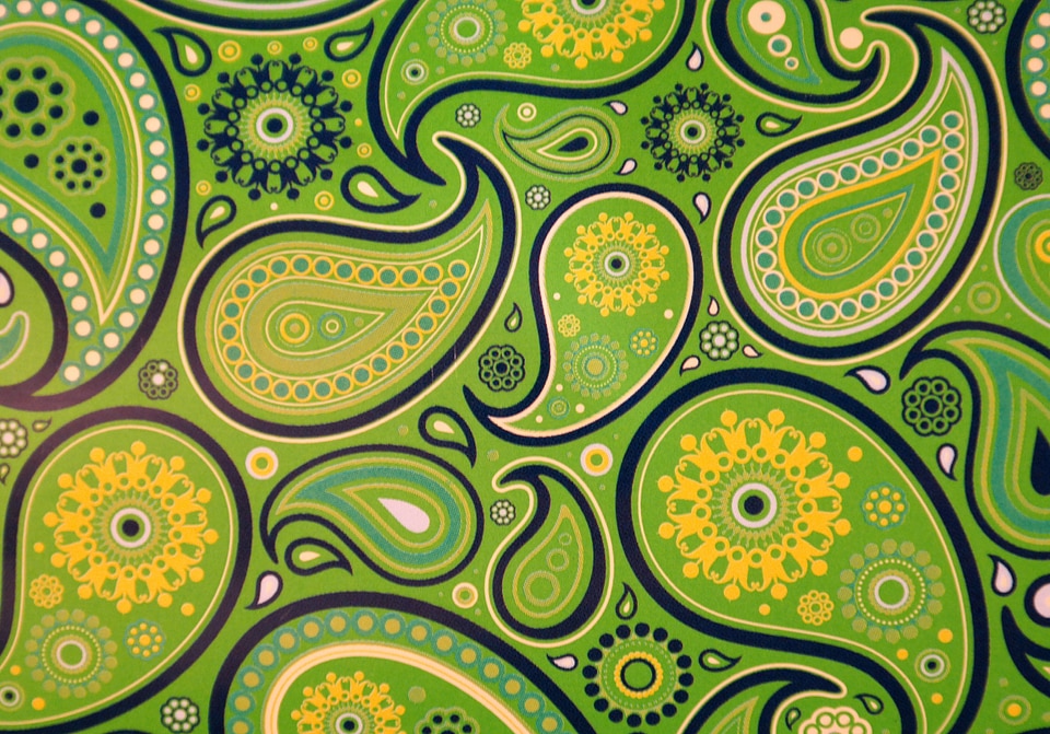 Green pattern and design Background