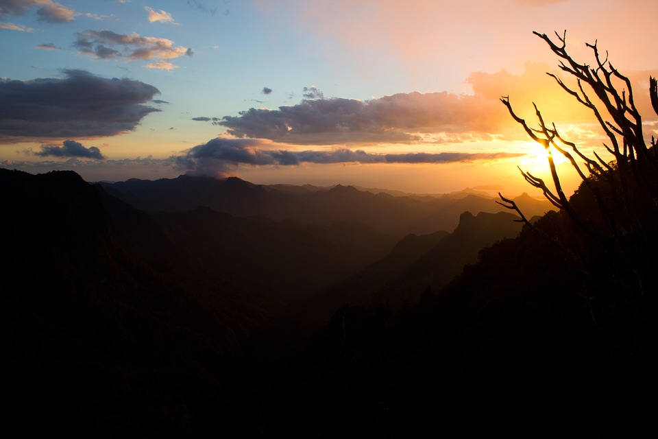 Nature national park sunrise