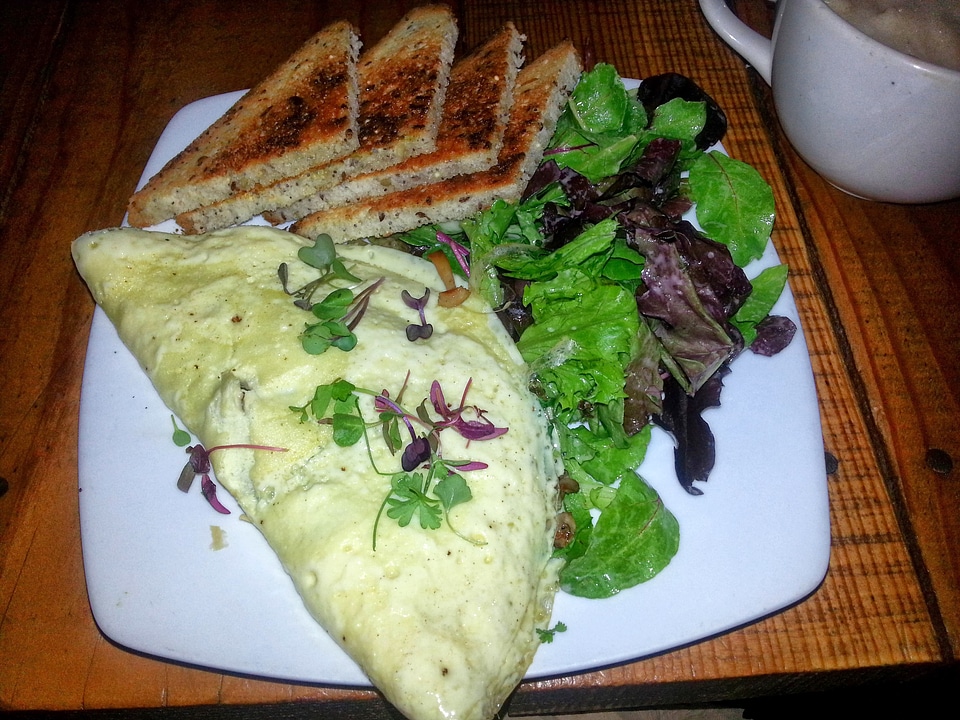 Omelette and Toast