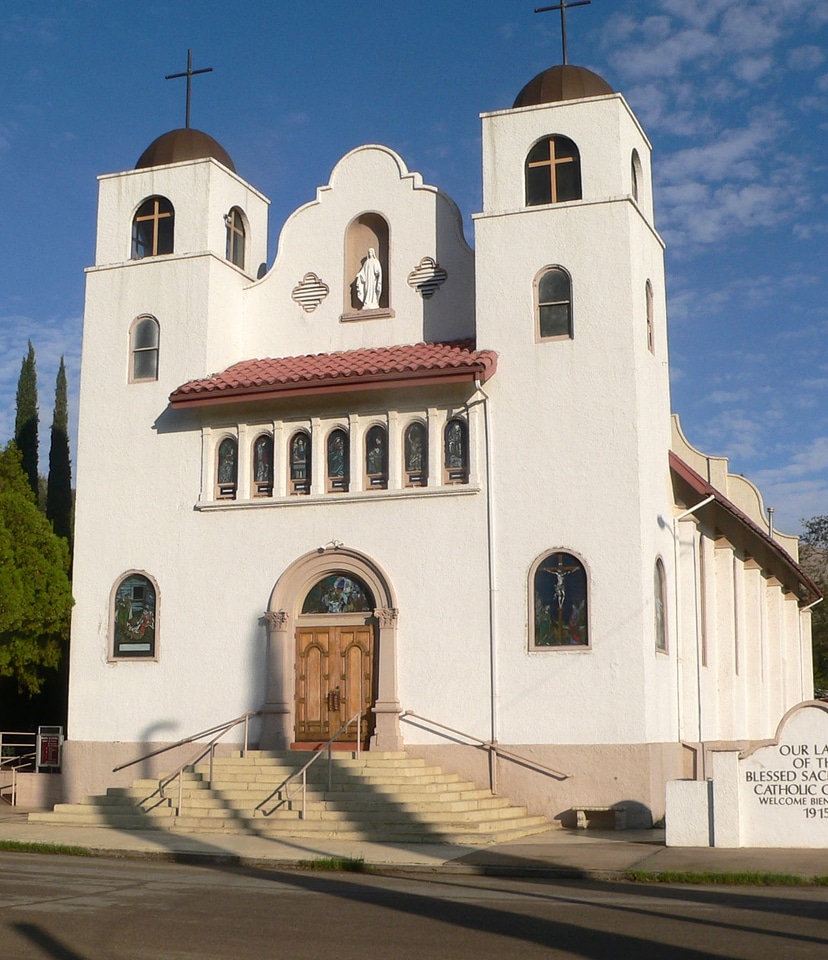 Church building in Miami, Arizona photo