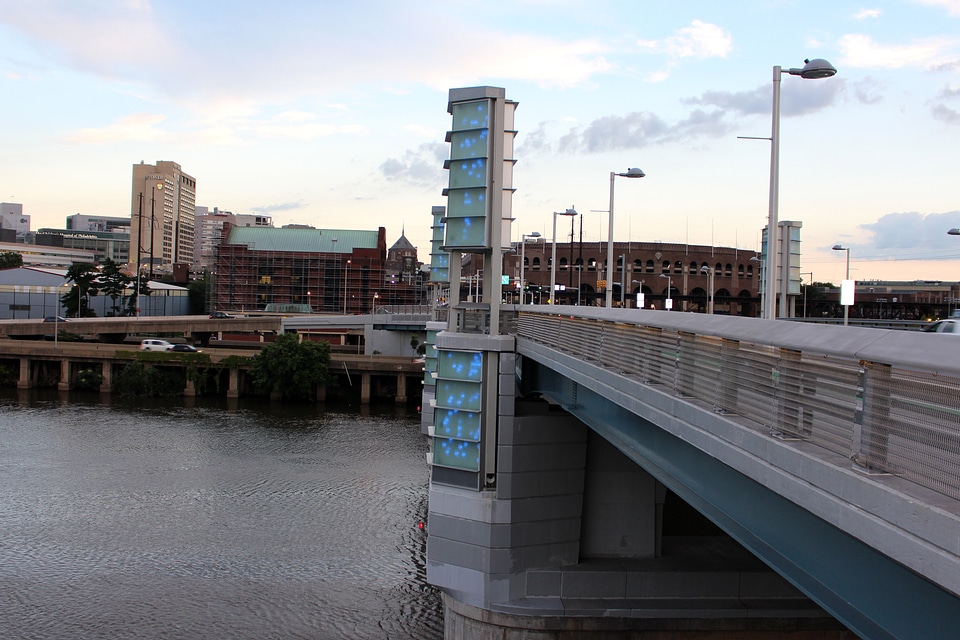 Bridge and Cityscape in Philadelphia, Pennsylvania