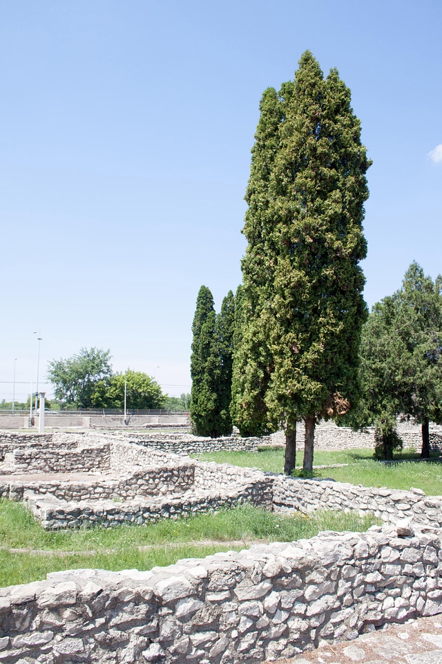 Ruins of Aquincum in Budapest, Hungary