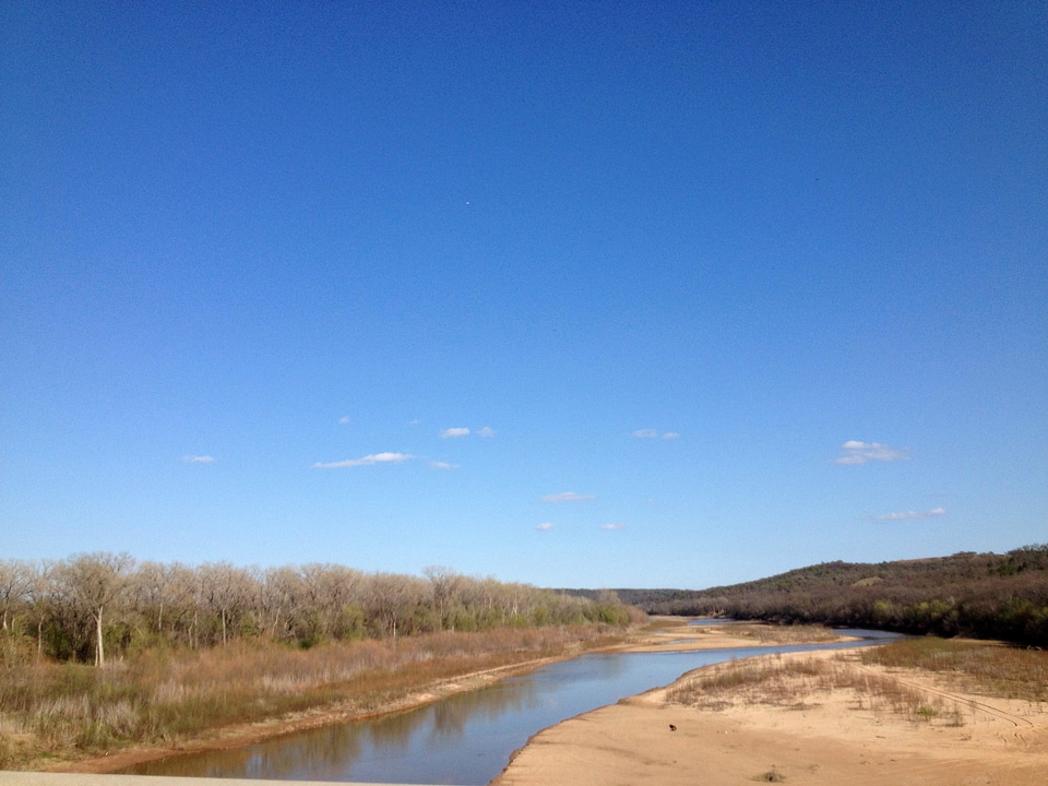 River and Landscape in Oklahoma