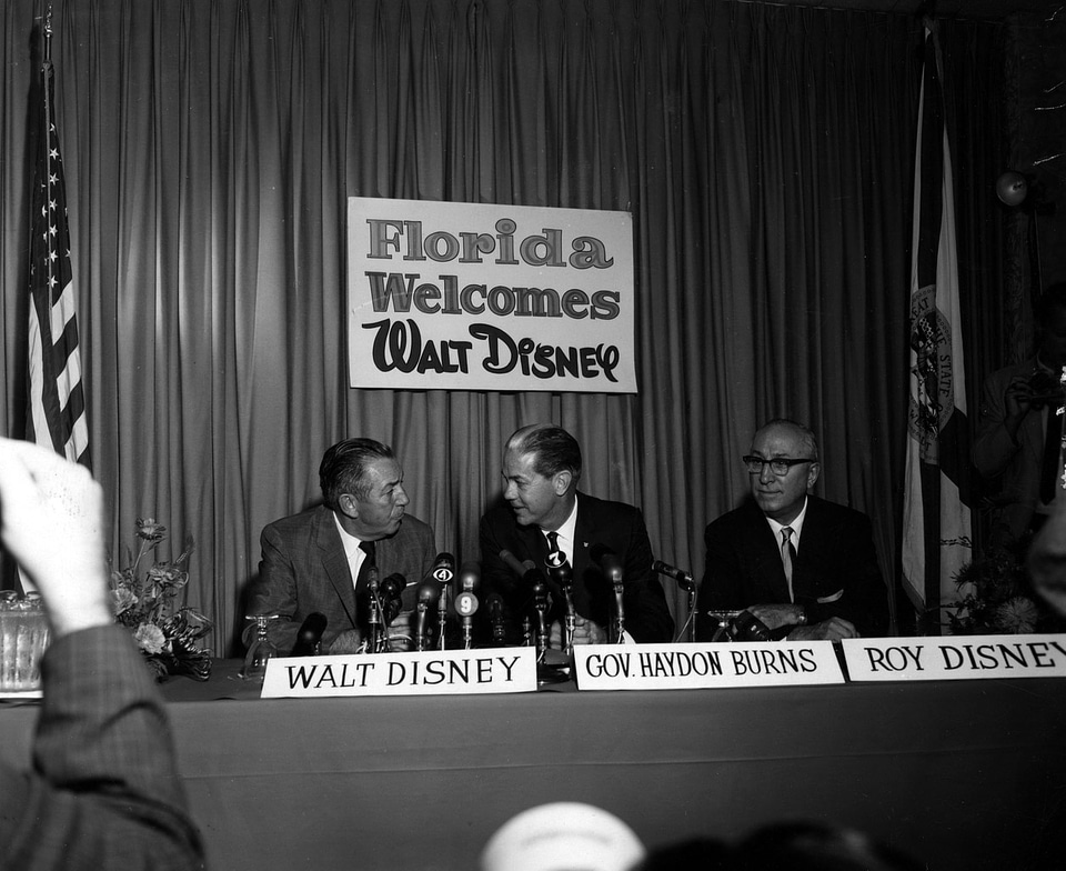 Creation of Disney World in 1965 in Orlando, Florida