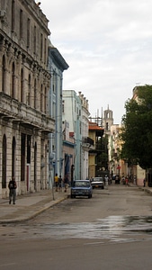 Street and buildings in Havana, Cuba photo