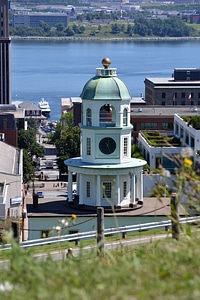 City Hall and Town in Halifax, Nova Scotia photo