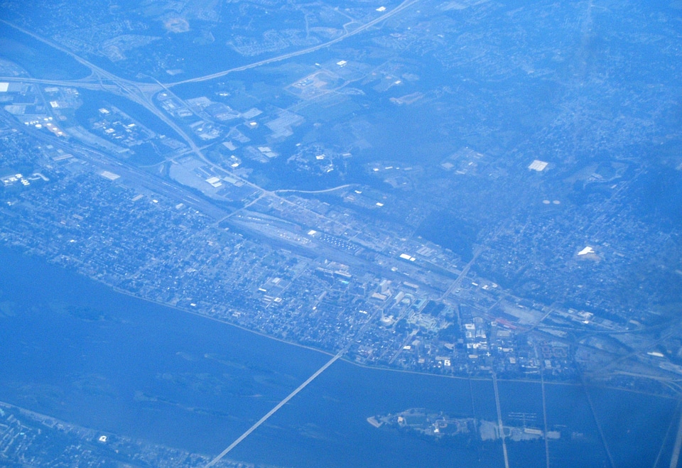 Aerial View of Harrisburg, Pennsylvania