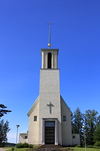 Simpele church in Rautjärvi, Finland photo