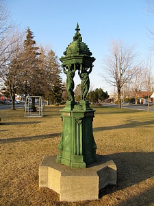 Wallace fountain at Isabelle park in Quebec, Canada