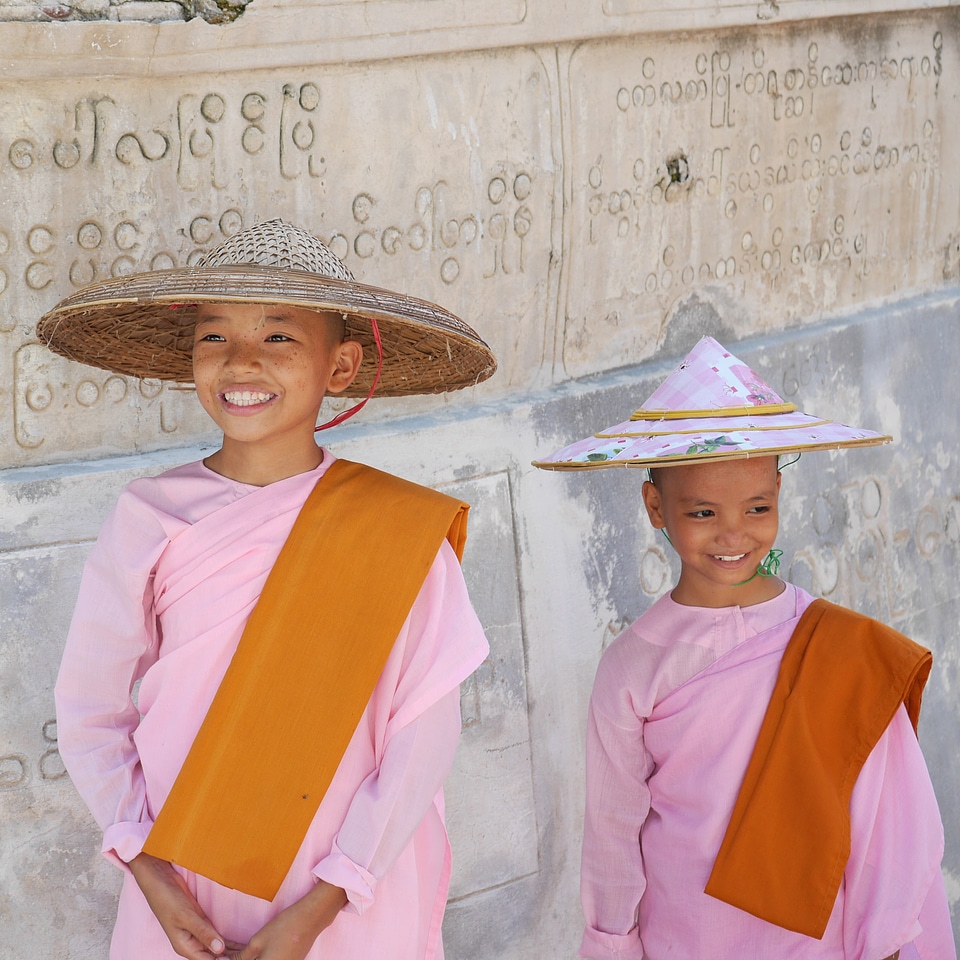 Nunnery novice burma photo