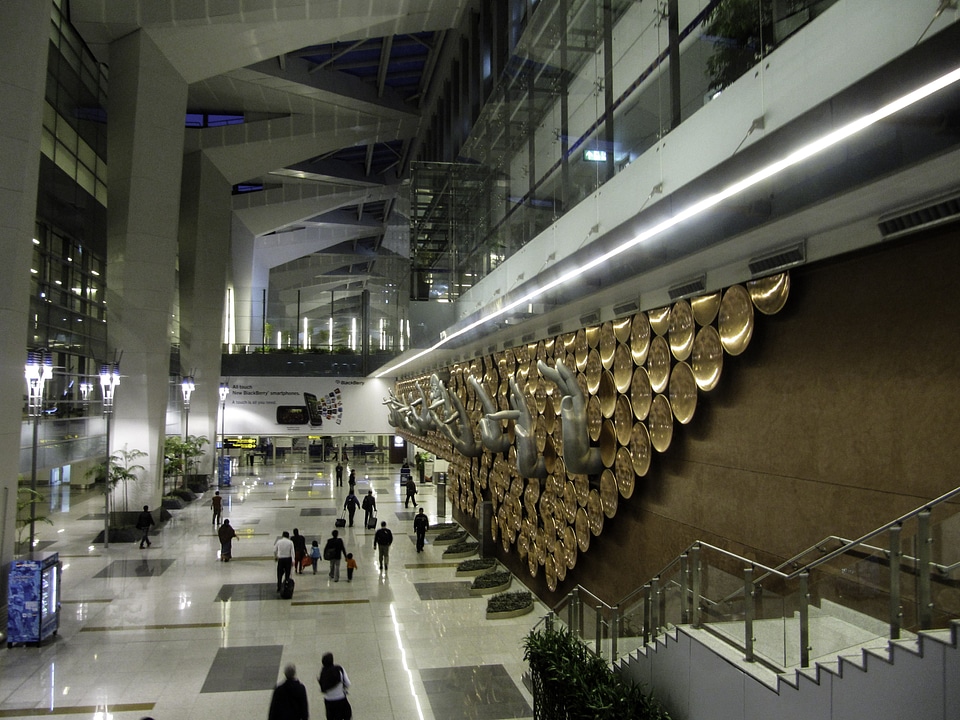 Indira Gandhi International Airport in New Delhi, India