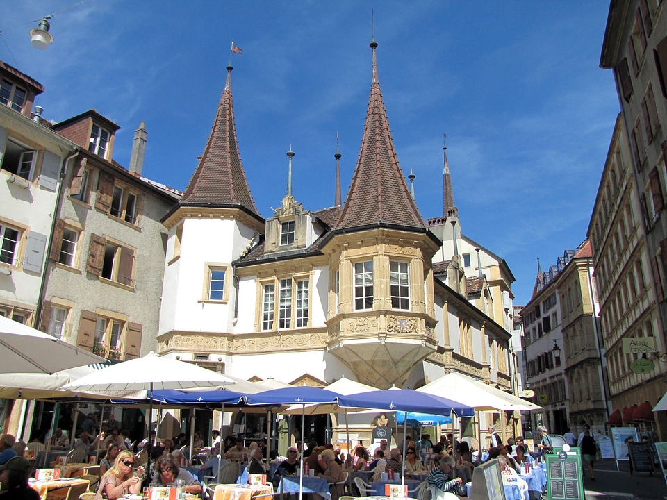 Maison des Halles in Neuchatel, Switzerland