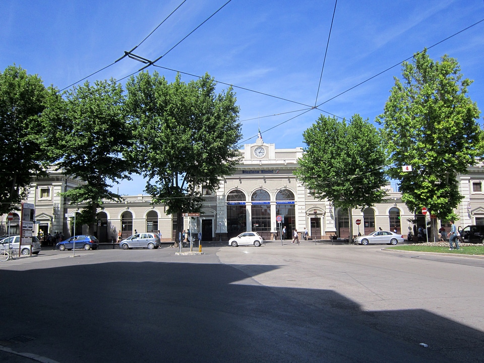Rimini Station in Italy