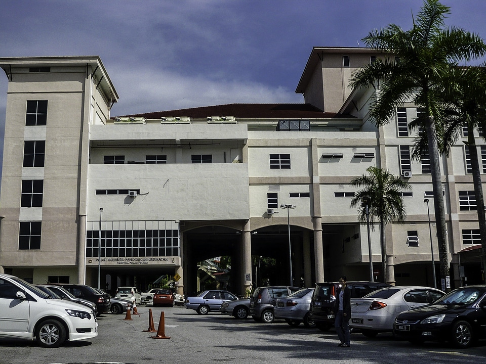 Penang General Hospital in George Town, Malaysia