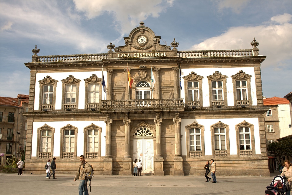 City Hall, 19th century in Pontevedra, Spain