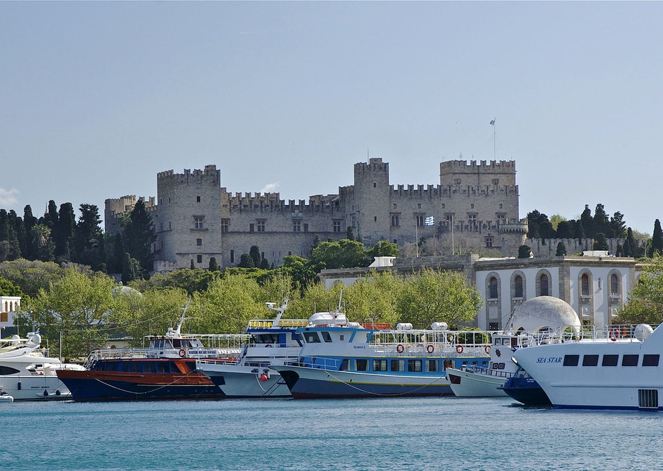 Palace of the Grand Master of the Knights of Rhodes in Greece