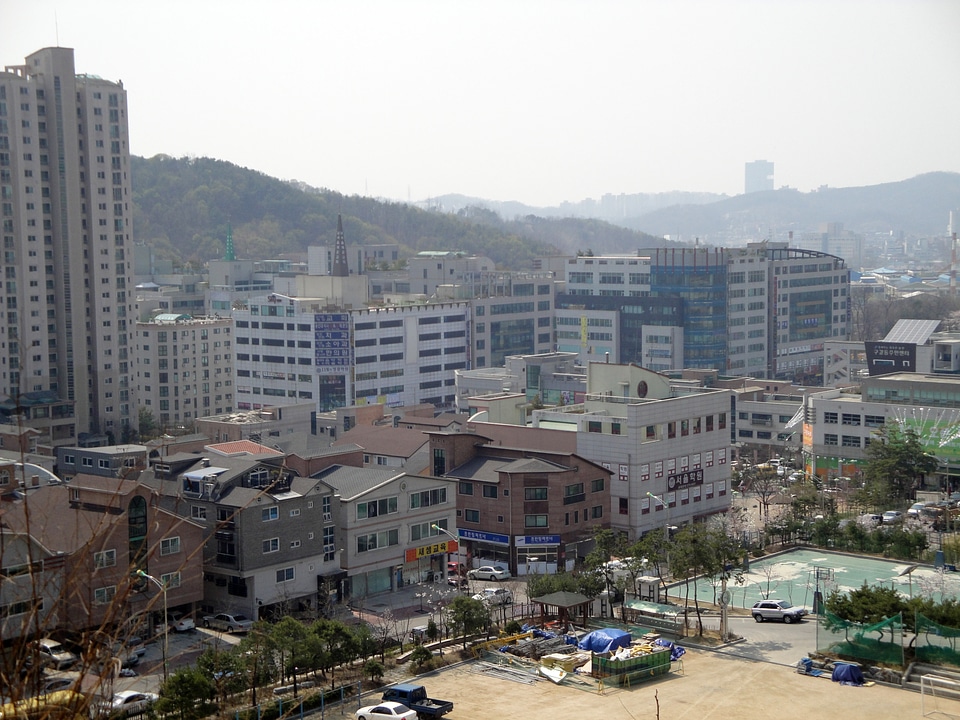 Gugal-dong Yongin cityscape in South Korea