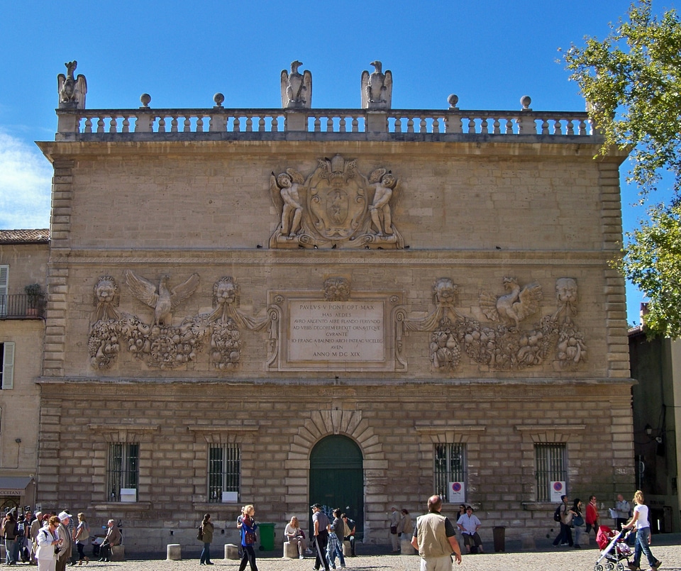 The Hôtel des Monnaies in Avignon, France