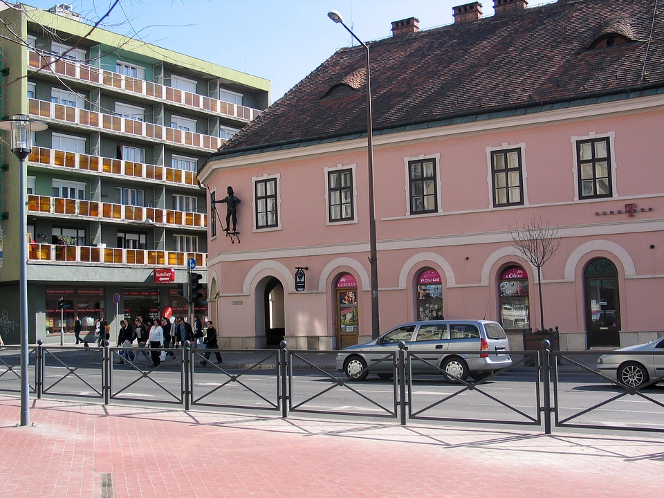 The Iron Man, Former Ironmonger Shop in Nagykanizsa, Hungary