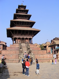 Nyatapola Temple in Bhaktapur, Nepal photo