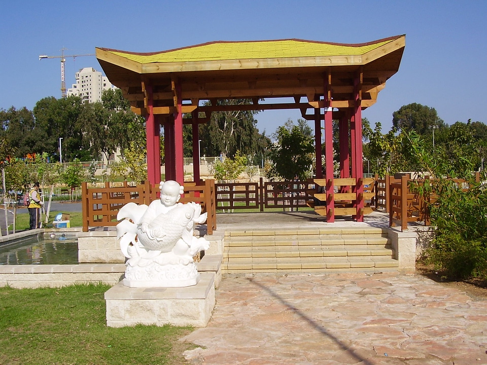 Temple and Pavilion in Tianjin, China