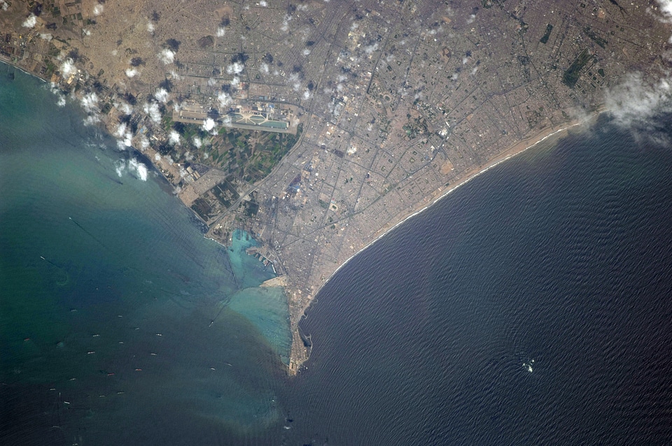 Space Photo of Lima, Peru