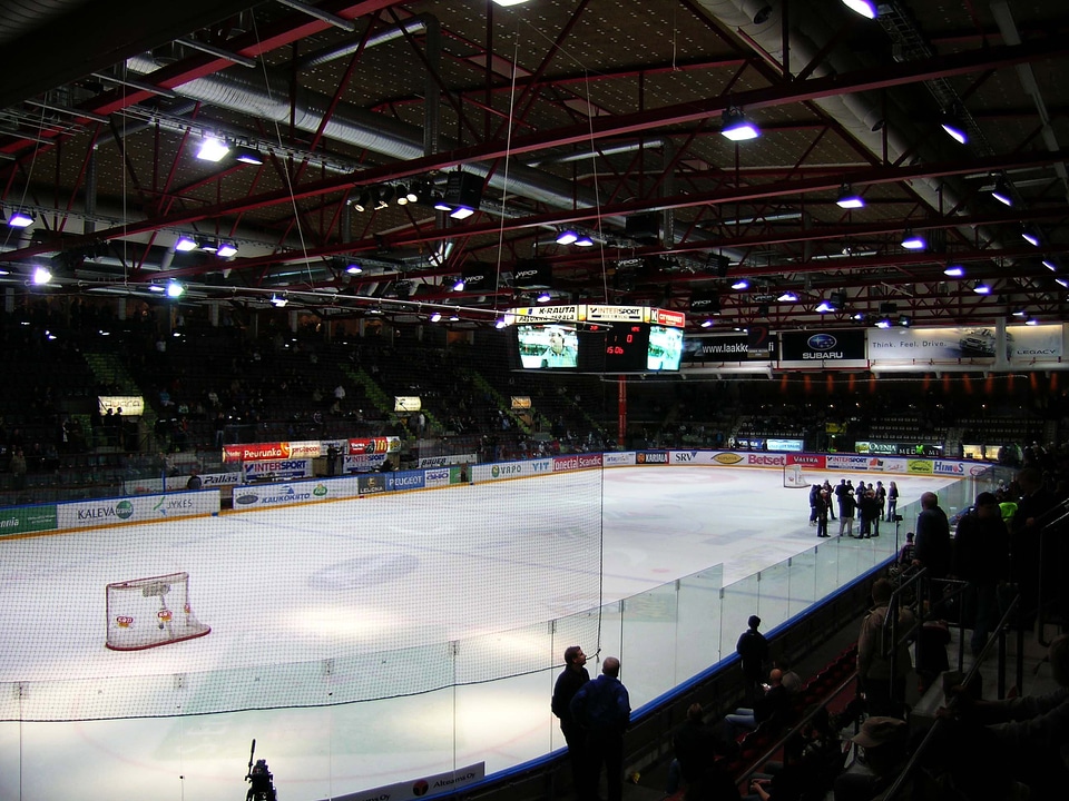 Synergia-areena Ice Arena in Jyväskylä, Finland 