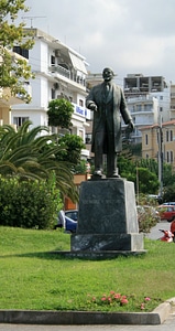 Eleftherios Venizelos statue in Rethymno, Greece