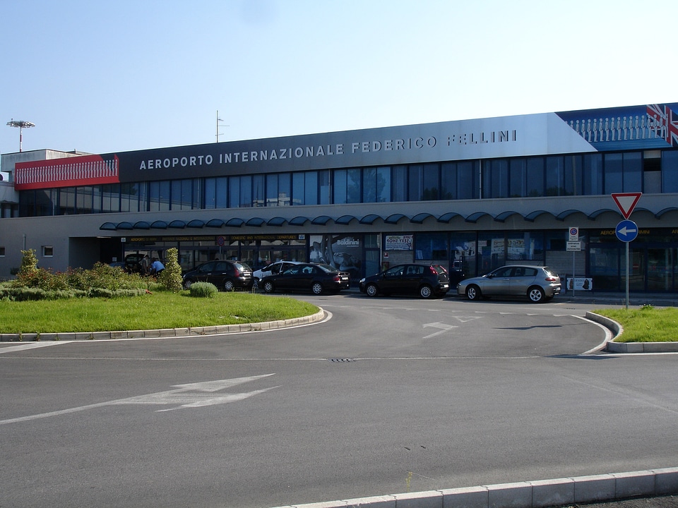 Federico Fellini International Airport in Rimini, Italy