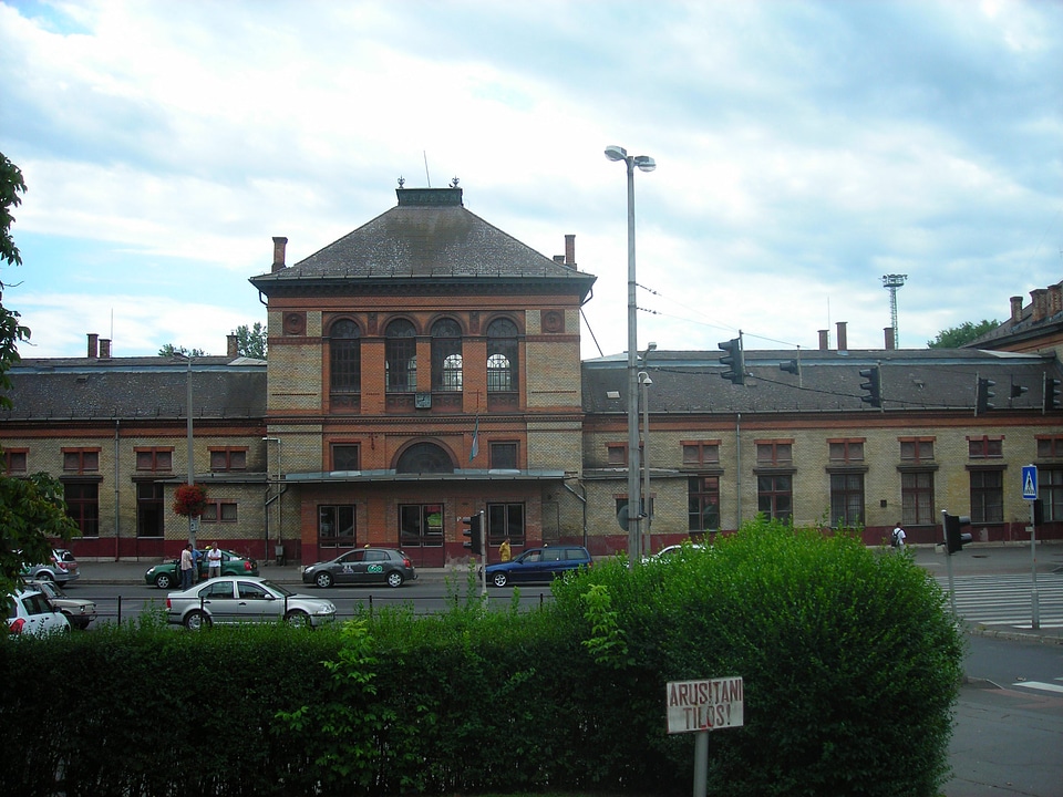 The Railway Station in Kaposvar, Hungary