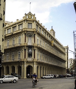 Historic Hotel Plaza in Havana, Cuba