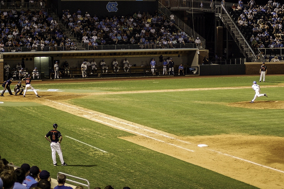 UNC men's baseball field in UNC, Chapel Hill, North Carolina