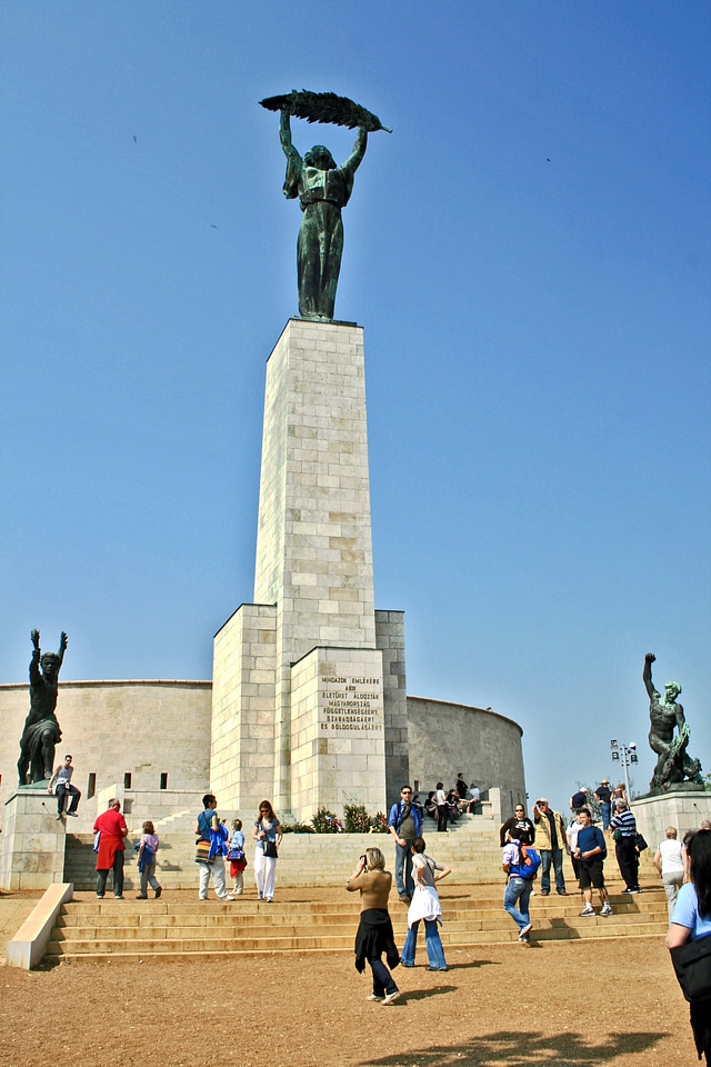 Statue of Freedom in Budapest, Hungary