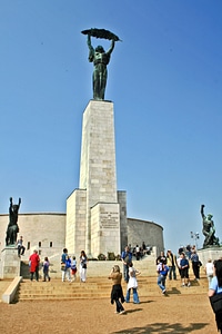 Statue of Freedom in Budapest, Hungary photo