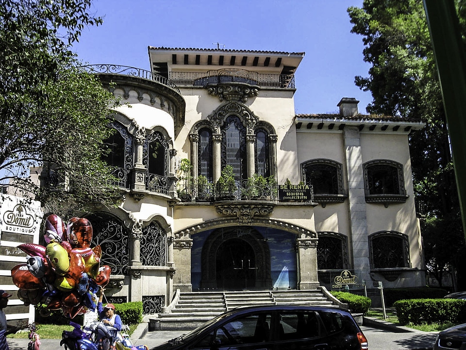 The Domit House on Castelar Street in Mexico City