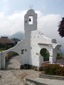Ruins of a an old chapel in Bogota, Colombia photo