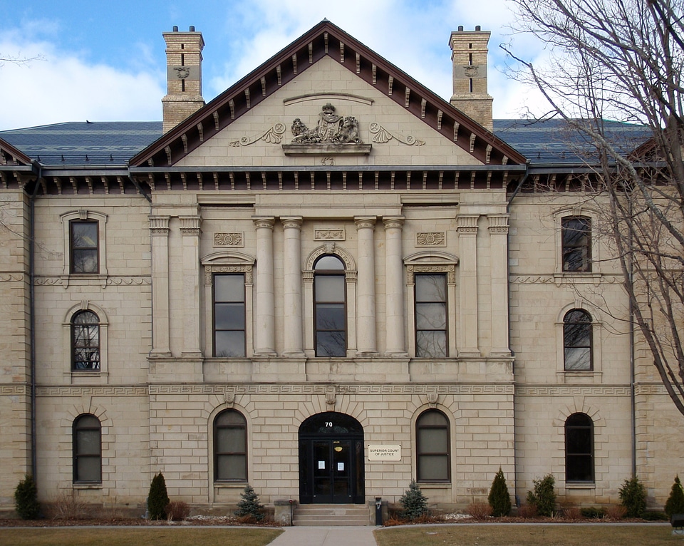 Brant County Courthouse in Brantford in Ontario, Canada photo