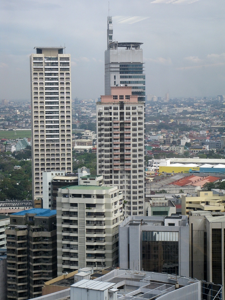 Skyscrapers and Architecture in the Philippines in Manila
