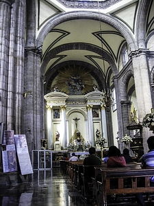 Tabernacle's main altar at the Mexico City Cathedral photo