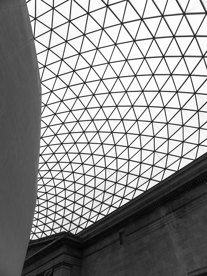 Glass ceiling mausoleum construction