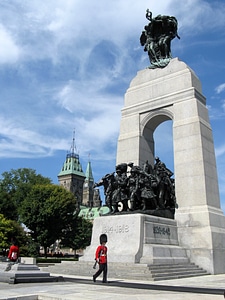 National War Memorial in Ottawa, Ontario, Canada
