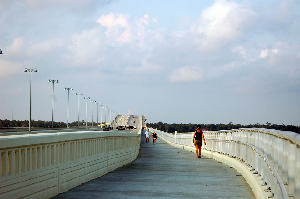 Biloxi Bay Bridge in Ocean Springs, Mississippi
