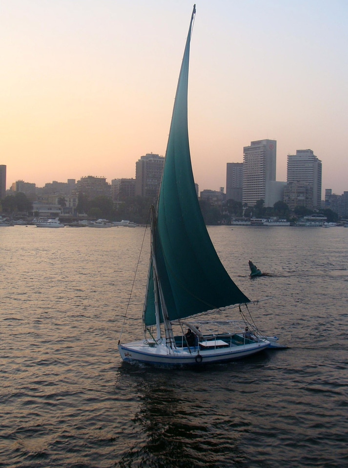 A boat in the Nile, Cairo, Egypt