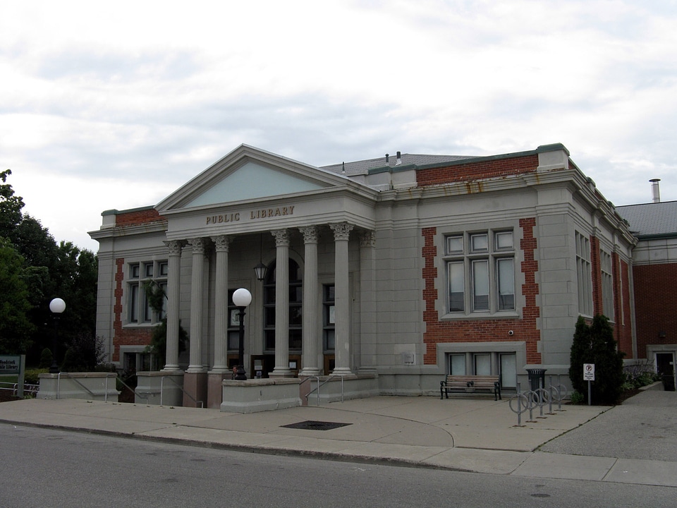 Woodstock Public Library in Ontario, Canada