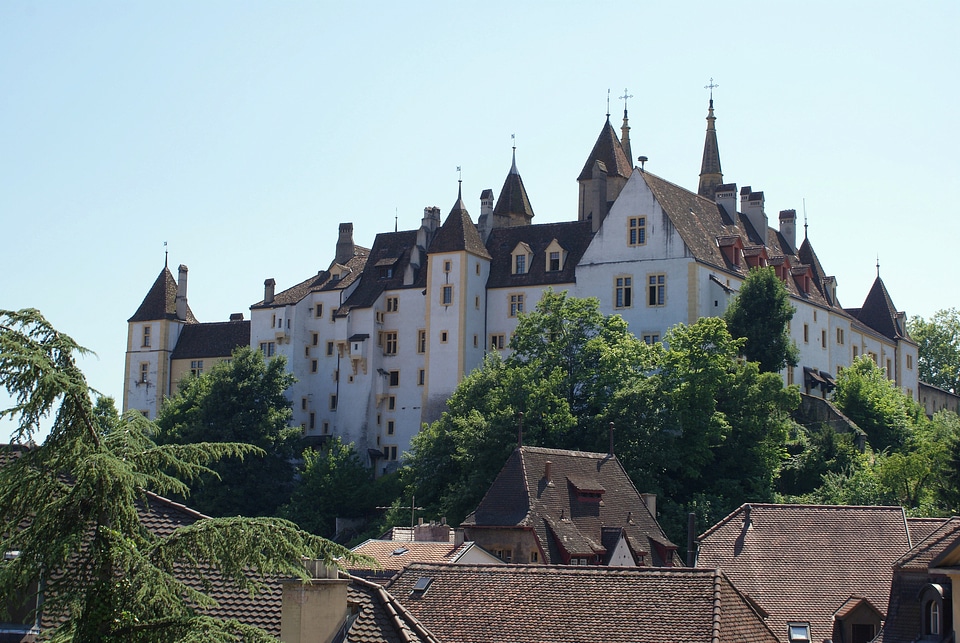 Castle of Neuchâtel in Switzerland
